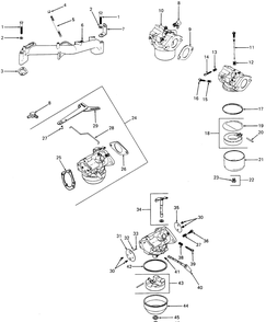 Carburetor (Model 1872) Diagram and Parts List for 1872 2072-756300-799999-147730100-148720100-148730100-149720100-149730100 Cub Cadet Lawn Tractor